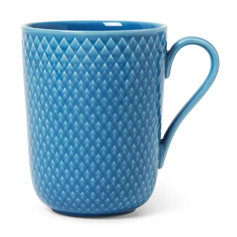 Rhombe mugg med handtag 33 cl från Lyngby Porcelæn Beställ idag