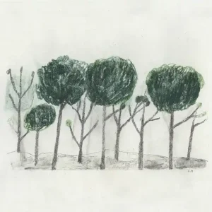 Nyhet Trees poster 50x70 cm från Fine Little Day