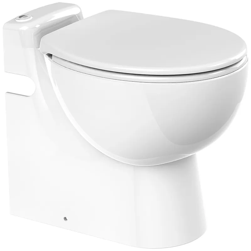 Kampanjpris Saniflo WC med avloppspump Sanicompact Pro silence eco kvarn