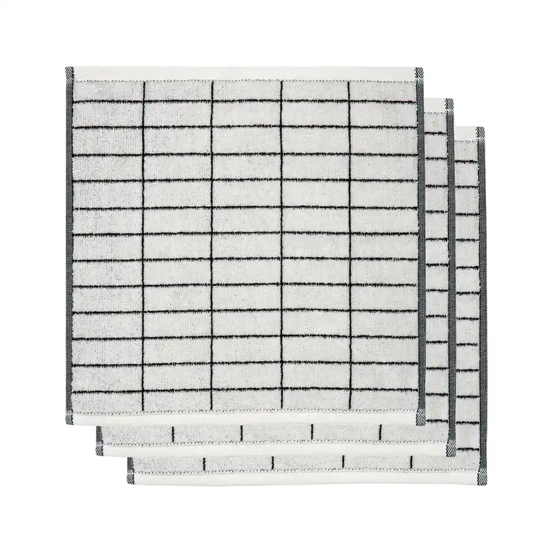Billigare Tile stone handduk 31x31 cm 3-pack från Mette Ditmer