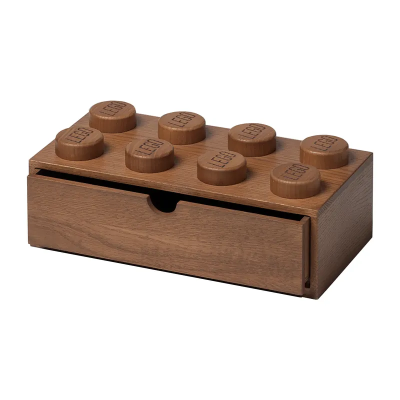 LEGO skrivbordslåda 8 trä från Lego Expressleverans
