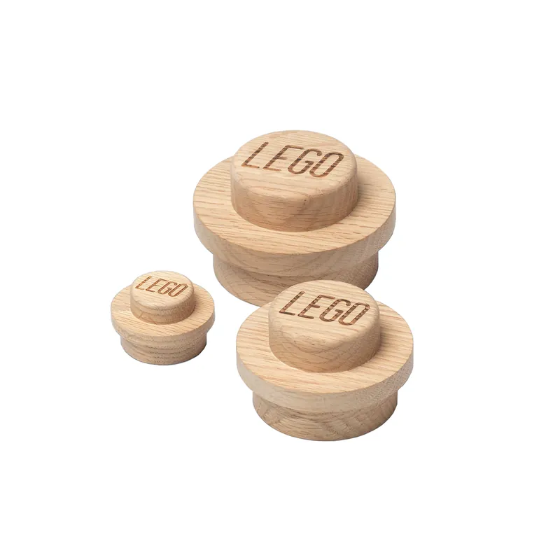 Endast idag LEGO vägghängare trä set från Lego