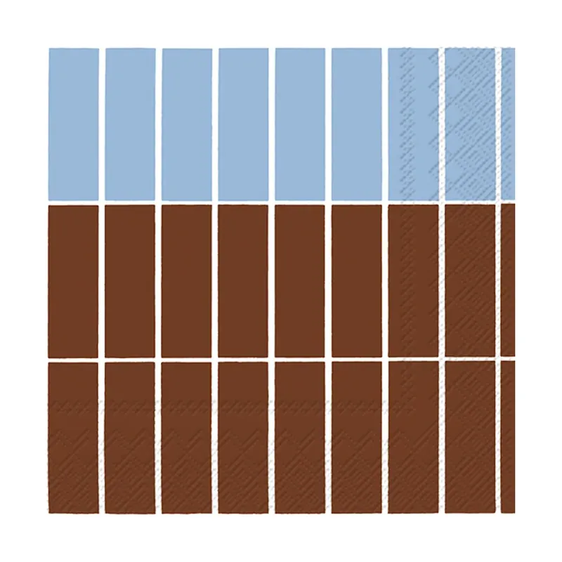 Endast idag Tiiliskivi Raita servett 20-pack från Marimekko