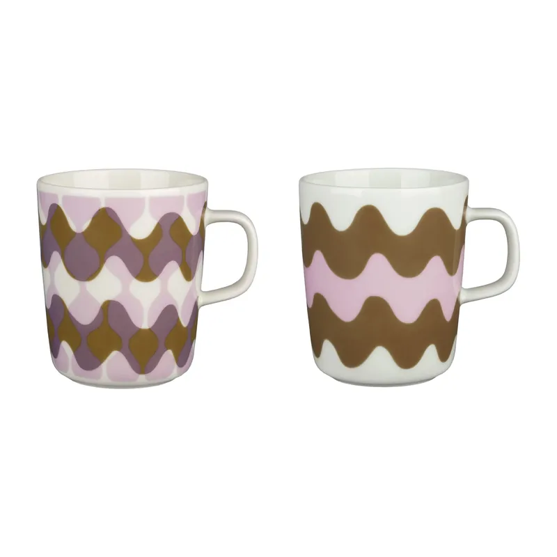 Oiva Lokki Pergola mugg 25 cl 2-pack från Marimekko Rea