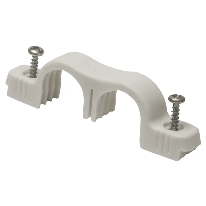 Uponor Dubbelklamma för skyddsrör skruv Teck 25 mm Bästa pris