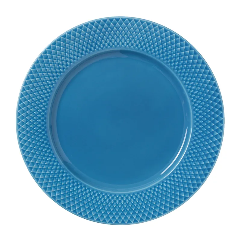 Rhombe tallrik Ø27 cm från Lyngby Porcelæn Fri frakt
