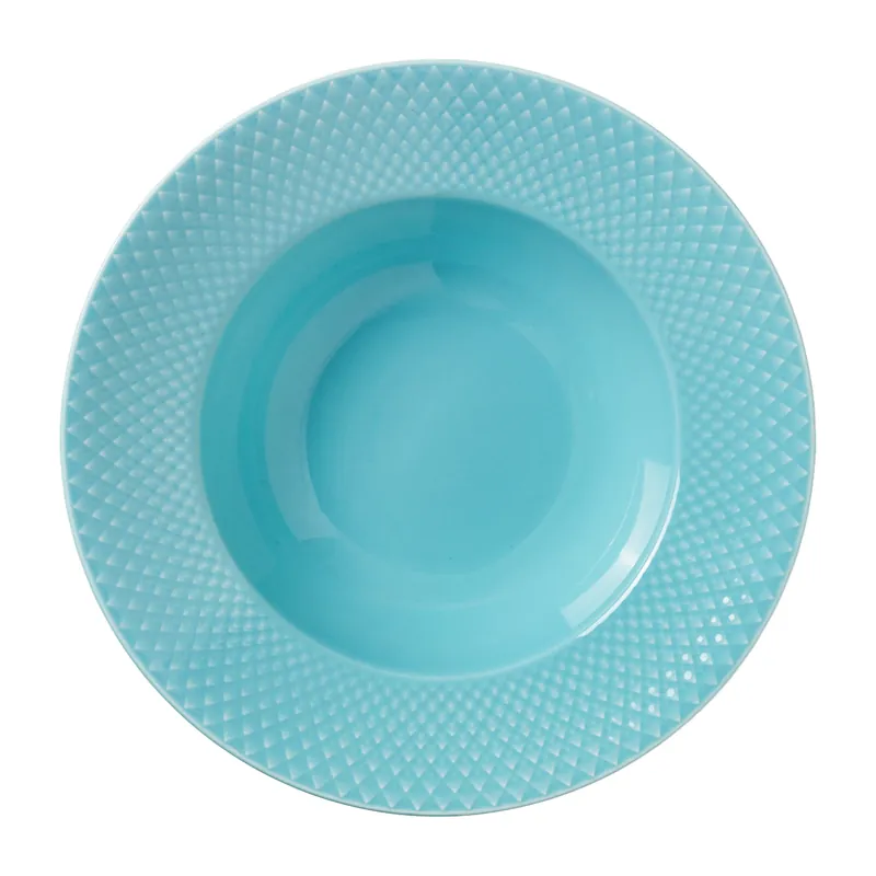 Snabb frakt Rhombe djup tallrik Ø24,5 cm från Lyngby Porcelæn