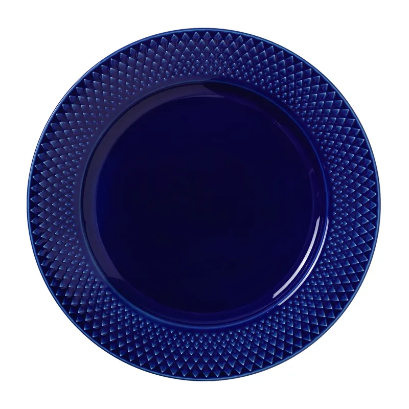 Bästa pris Rhombe tallrik Ø23 cm från Lyngby Porcelæn