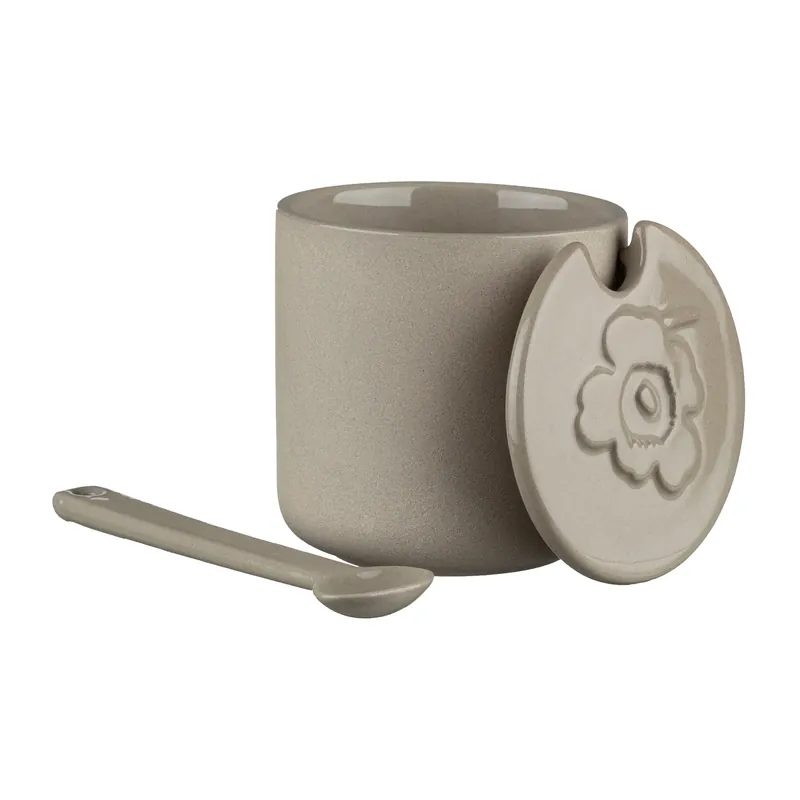 Bästa pris Unikko burk med lock och sked från Marimekko