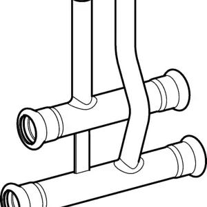 Mapress, Radiatorfördelare, E, 15x12, elförzinkat stål Premium