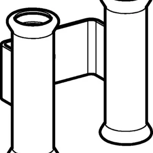Mapress, Fixering, cc60mm väggavstånd 20mm, 15, elförzinkat stål Reapris