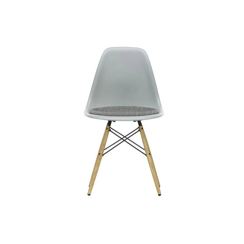 Eames plastic side chair DSW askben klädd sits från Vitra Billig