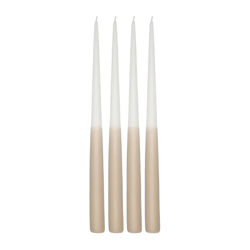 Endast idag Affinity antikljus tvåfärgade 4-pack 32cm från Scandi Essentials