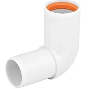 Faluplast, Falu Vulk 75020, Vinkel, med gummitätning, enkelmuff, vit Erbjudande
