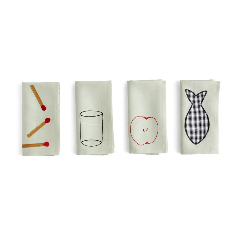 Begränsad tid Sobremesa linneservett 45x45 cm 4-pack från HAY