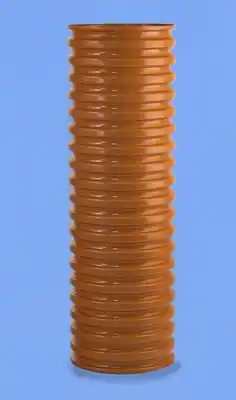 I lager Wavin, Korrugerat ståndarrör, utan muff, rödbrun, 315x6000mm