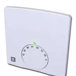 Reapris S1, Rumstermostat, vit polerad RAL 9010, 78x78x14mm, 24 V AC