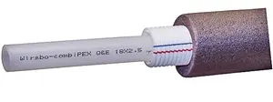Erbjudandepris Uponor, combiPEX Q&E RIR Plus Iso, PEX-rör, rör i rör, 10mm isolering, 15x2,5/25/10, 50 m