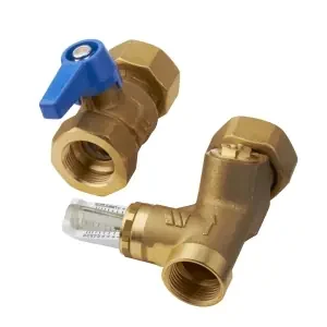 Säker betalning Ventilsats, injustering/avstängning, R25, 4-36l/min