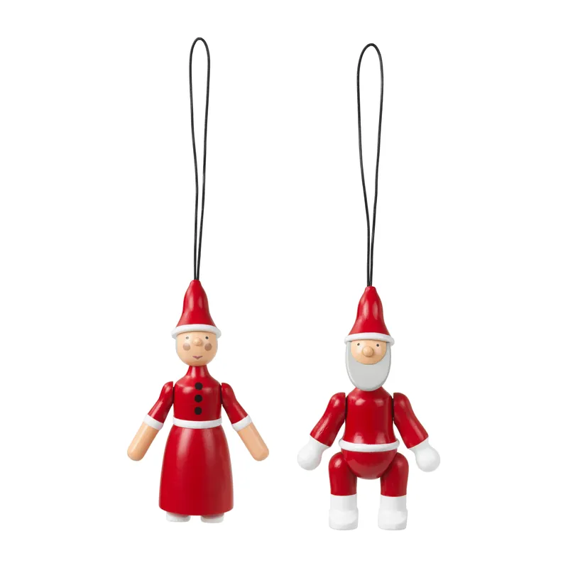 Jultomten och tomtemor 10 cm från Kay Bojesen Denmark Snabb leverans
