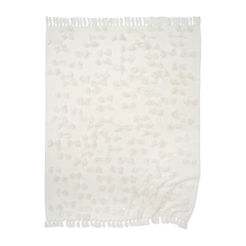 Rope bomullspläd 130x170 cm från Classic Collection Rabatter