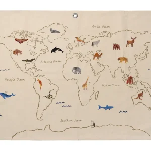 The world tygkarta från Ferm Living Begränsad tid