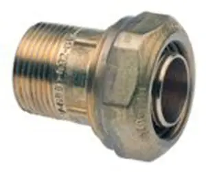 Begränsat erbjudande Beulco, BA 6601, Rak koppling, utvändig gänga, fast stödhylsa, 25xG20