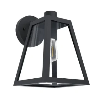 Endast denna vecka Eglo Vägglampa Utebelysning Eglo Mirandola Svart - Trädgård & spabad