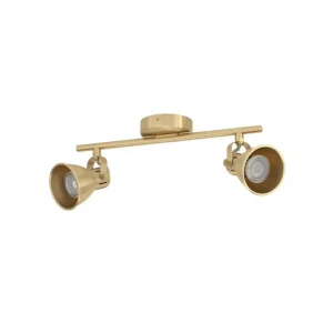 Eglo Spotlight Eglo Seras med 2 Lampor Borstad Mässing/Guld Mässing/Guld - Belysning & el Utförsäljning