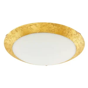 Populär Eglo Vägg-/Taklampa Eglo Montenovo Vit/Guld - Belysning & el