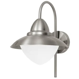 Premium Eglo Vägglampa Utebelysning Eglo Sidney Vit - Trädgård & spabad