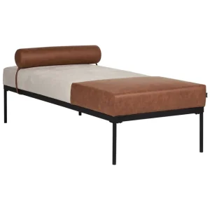 Erbjudandepris Naklund Schäslong 172 cm Brun/Beige/Svart - Möbler