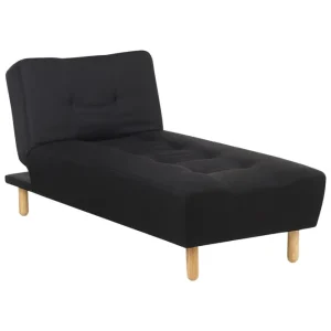 Köp nu Alsten Schäslong 163 cm Svart/Ljust trä - Möbler