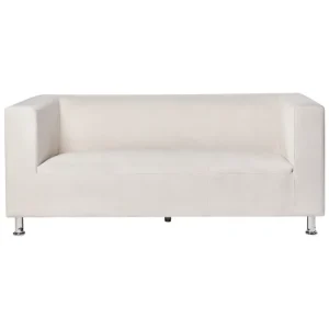 Tomio Soffa 3-sits Vit/Silver - Möbler Billigare