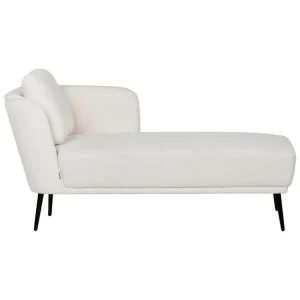 Begränsat antal Uklund Schäslong 148 cm Vänster Svart/Vit - Möbler