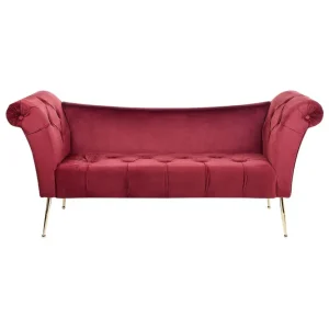 Rea Bethely Schäslong 175 cm Guld/Red - Möbler