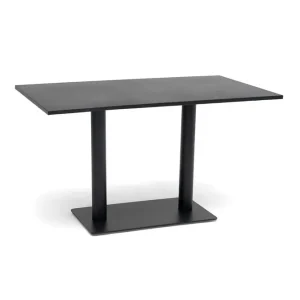 Beställ idag Hillerstorp Cafébord Hillerstorp Näsby 70 x 120 cm Svart Svart - Utemöbler