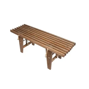 Billigare Hillerstorp Bänk Utomhus EcoFurn Ecobench 120 cm Furu Brun Oljad Furu Brun Oljad - Utemöbler
