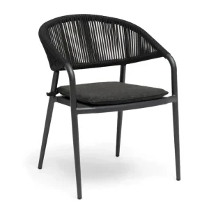 Sänkt pris Hillerstorp Utestol Hillerstorp Ekeryd 4-pack Antracitgrå - Utemöbler