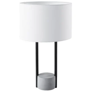 Madrica Bordslampa 60 cm E27 Vit/Svart/Grå - Belysning & el Fynd