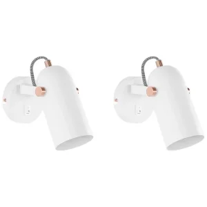 Trygg betalning Thika Spotlight 2 st E27 Vit - Belysning & el
