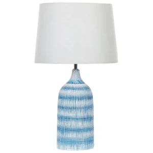 Palmarola Bordslampa 66 cm E27 Blå/Vit - Belysning & el Billig