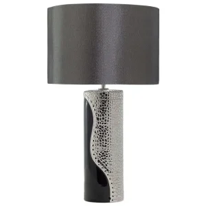 Capriken Bordslampa 52 cm E27 Svart/Silver - Belysning & el Endast idag