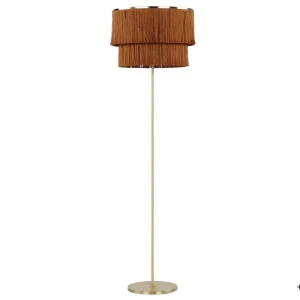 Naxte Golvlampa 137 cm Guld/Brun - Belysning & el Lågt pris