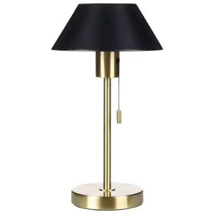 Filfla Bordslampa 37 cm E27 Mässing/Svart - Belysning & el Kampanj