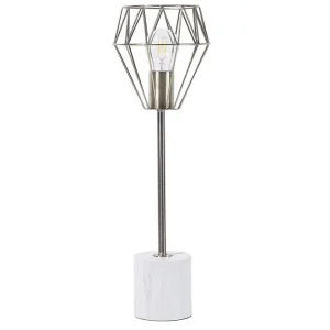 Bästa pris Kasik Bordslampa 49 cm E27 Mässing/Vit - Belysning & el