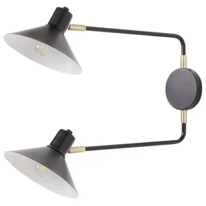 Paleki Vägglampa E27 Svart - Belysning & el Premium