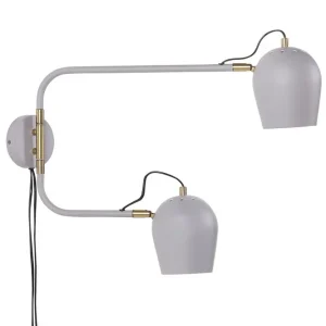 Rabatt Alvarita Vägglampa E27 Ljusgrå - Belysning & el