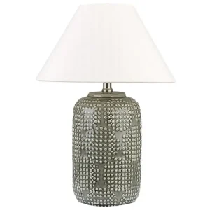 Kundfavorit Budelli Bordslampa 47 cm E27 Mörkgrön/Vit - Belysning & el