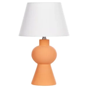 I lager Lemiros Bordslampa 48 cm E27 Orange/Vit - Belysning & el
